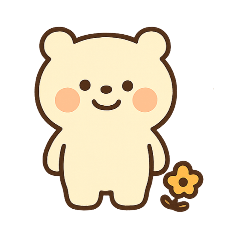 [LINEスタンプ] 毎日使えるゆるキャラクマ
