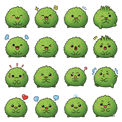 [LINEスタンプ] 葉っぱの妖精”リーフィー”スタンプ