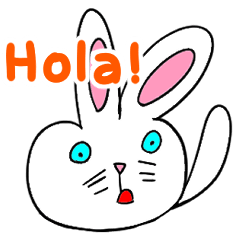 [LINEスタンプ] うさ太のスペイン語