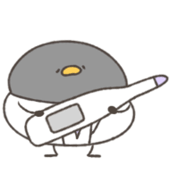 [LINEスタンプ] へんてこなペンギンのお医者さん