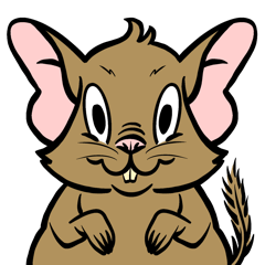 [LINEスタンプ] デグーさんのコミカルスタンプ