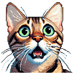 [LINEスタンプ] 言葉なしでリアクションするベンガル