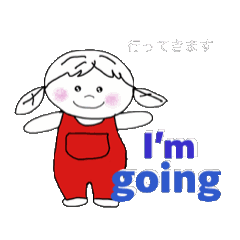 [LINEスタンプ] kyoko189 ふたこちゃん