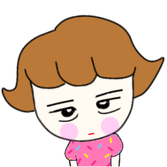 [LINEスタンプ] かるくななめなRuruちゃん