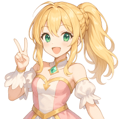 [LINEスタンプ] 笑顔がとまらない！姫さまスタンプ