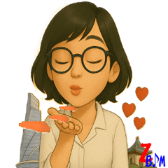 [LINEスタンプ] BIM Girl - 小筑