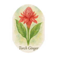 [LINEスタンプ] 熱帯花シリーズ:Tropical flowers