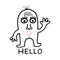 [LINEスタンプ] 謎の人②