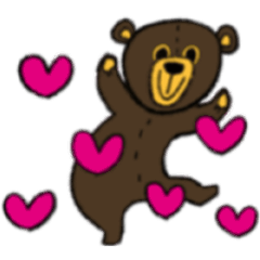 [LINEスタンプ] はまのゆかLINEスタンプ・ぬいくま
