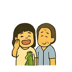 [LINEスタンプ] ばあばとわたしのあったかスタンプ