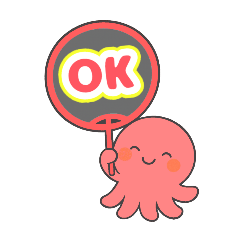 [LINEスタンプ] 虹色たこさん