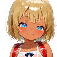 [LINEスタンプ] 小麦色の妹03