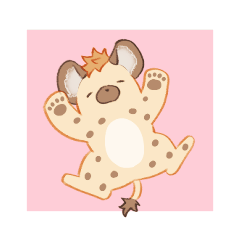 [LINEスタンプ] 動く！ハイエナさん4