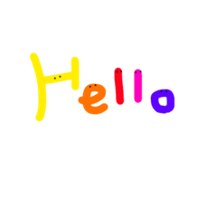 [LINEスタンプ] カラフル文字(日常で使える言葉)