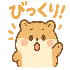 [LINEスタンプ] ころころハムスターず