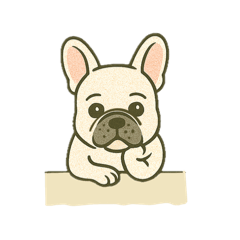 [LINEスタンプ] フレンチブルドッグのスタンプです。