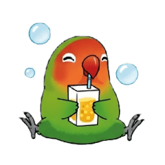 [LINEスタンプ] コザクラインコの夏