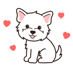 [LINEスタンプ] 『ウエスティ』よく使う感情表現