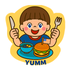 [LINEスタンプ] キュートなボクちゃんの毎日
