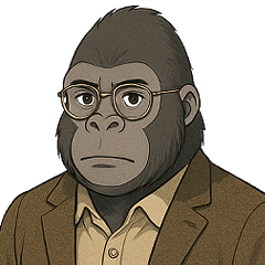 [LINEスタンプ] 知的ゴリラ・日常