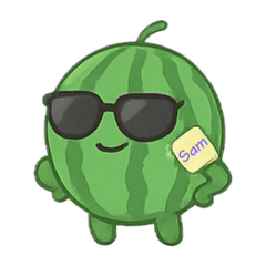 [LINEスタンプ] スイカのふしぎな世界