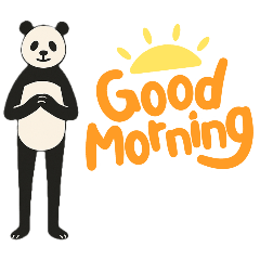 [LINEスタンプ] AOH！MY パンダの日常04