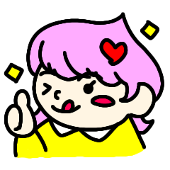 [LINEスタンプ] おてんばガール ぴぴ