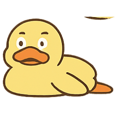 [LINEスタンプ] ぼーっとアヒルくんのふわふわ日常