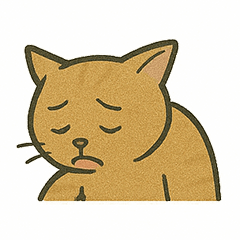 [LINEスタンプ] 不憫なねこ。