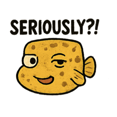 [LINEスタンプ] Fish Part 3