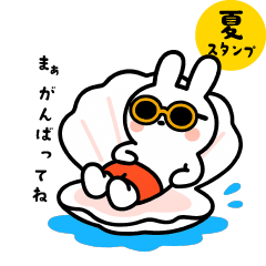 [LINEスタンプ] 飛び出す！夏も日常もぷかぷか流しアニマル