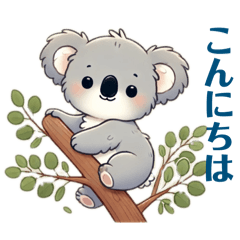 [LINEスタンプ] もふもふコアラの日常スタンプ