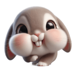 [LINEスタンプ] キレ寸前のワルうさぎ