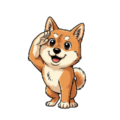 [LINEスタンプ] 【敬礼犬 2】