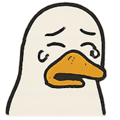 [LINEスタンプ] 皮肉屋アヒルの日常