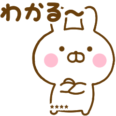 [LINEスタンプ] うさひなのあいづちカスタムだよ