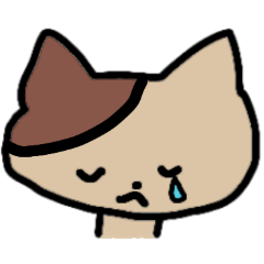 [LINEスタンプ] [アレンジ用]感情豊かなブチネコ