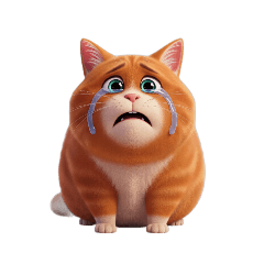 [LINEスタンプ] 【泣く猫 2】