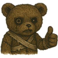 [LINEスタンプ] [アレンジ用]包帯クマさん