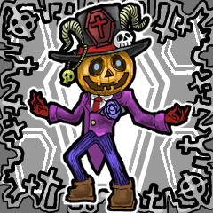 [LINEスタンプ] アンデッド動く⚰️ジャック・オ・ランタン