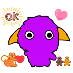 [LINEスタンプ] フサフサちゃん shun