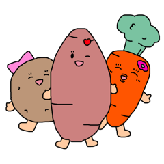 [LINEスタンプ] すいぽてちゃんの日常スタンプ
