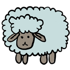 [LINEスタンプ] 不穏なヒツジ
