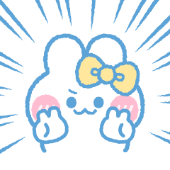 [LINEスタンプ] 元気なうしゃぎ！！ 黄色