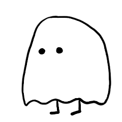 [LINEスタンプ] ささやかなオバケ