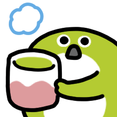 [LINEスタンプ] まんまるメジロのラブ＆ハート 動くスタンプ