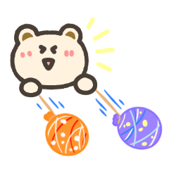 [LINEスタンプ] くりーむもふくま 夏
