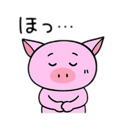 [LINEスタンプ] 豚日本語バージョン