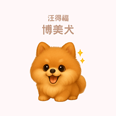 [LINEスタンプ] ワンだふる｜ポメラニアン【台湾語】