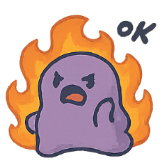 [LINEスタンプ] インフェルノスライムのカワイイ破滅